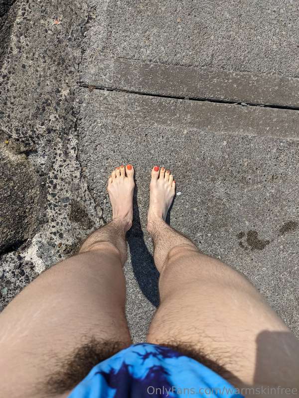 last summer at the sea 🌊 when i go swimming, some of my nail..