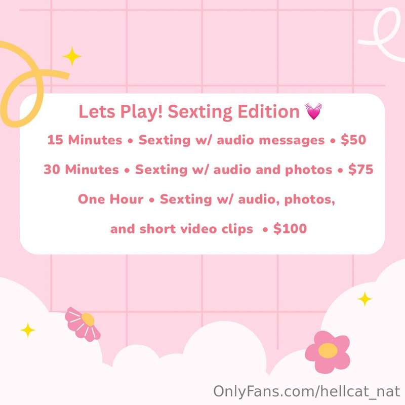 Reason #1 to set up a sexting session with me:  I like to te..