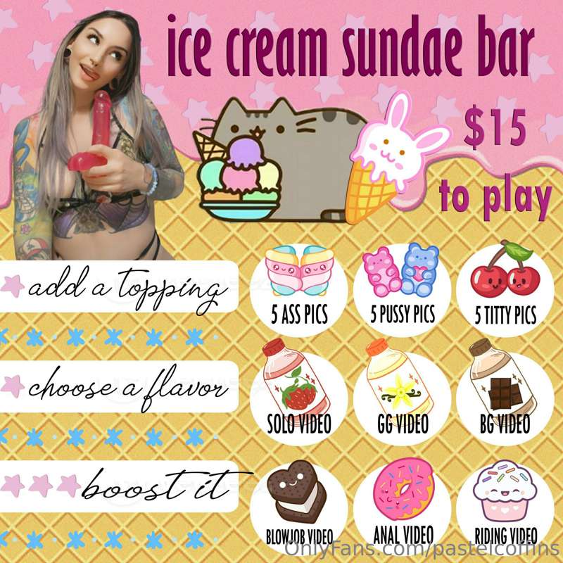 🍦ice cream sundae bar🍦who doesn't love a good ice cream sund..