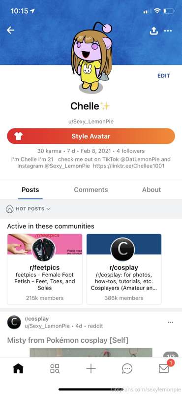 Follow my Reddit https://www.reddit.com/u/Sexy_LemonPie/?utm..