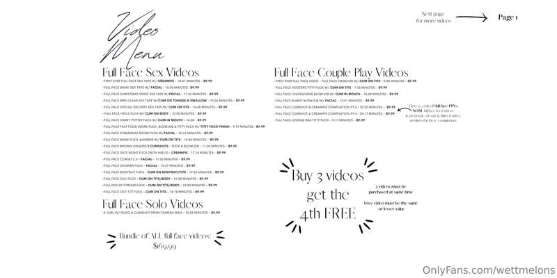 Updated Menu