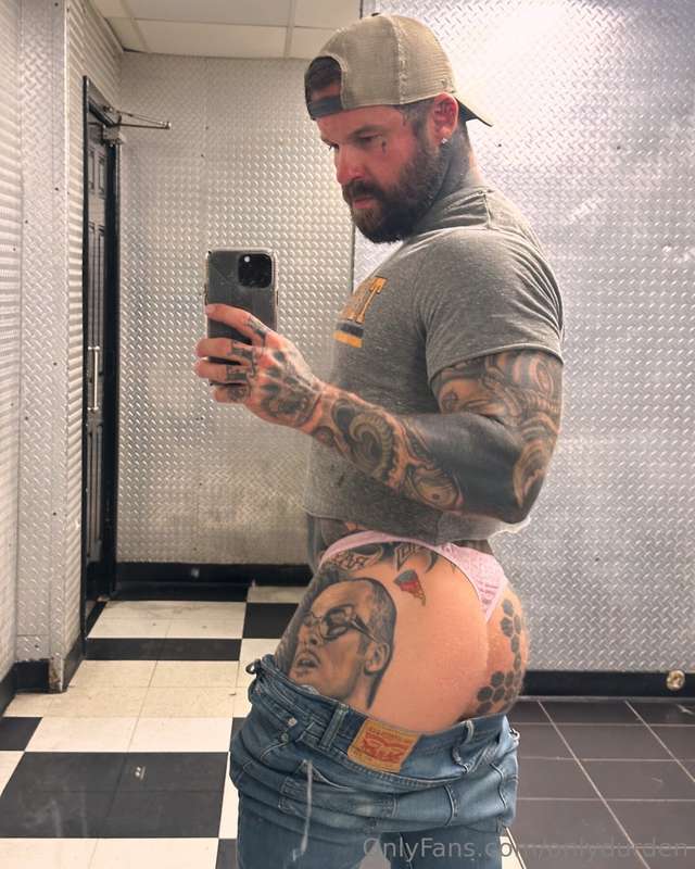 Last night's outfit at the bar my thong kept hanging out but..