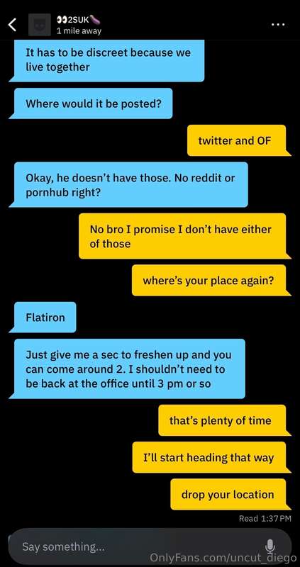 Got hit up by a finance bro begging to take my load. Guess h..