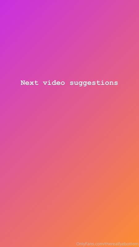 Any ideas 1