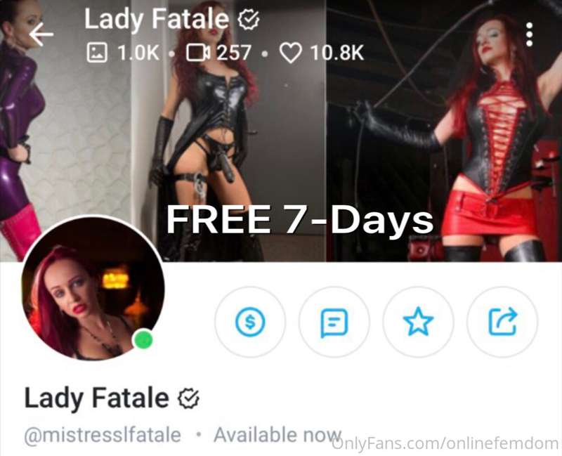 Come Enjoy My “Bdsm & strapon” page

FREE for 7-Days 

New T..