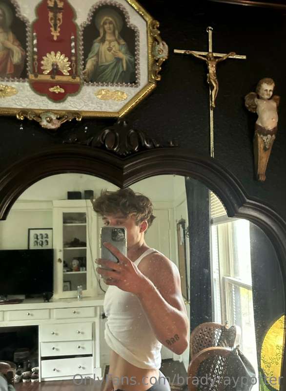 put him on his hands and knees, give hime somethin’ to belie..