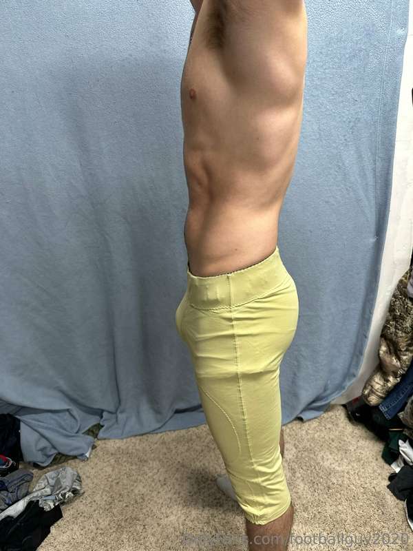 The new private in football gear and a wrestling singlet! 36