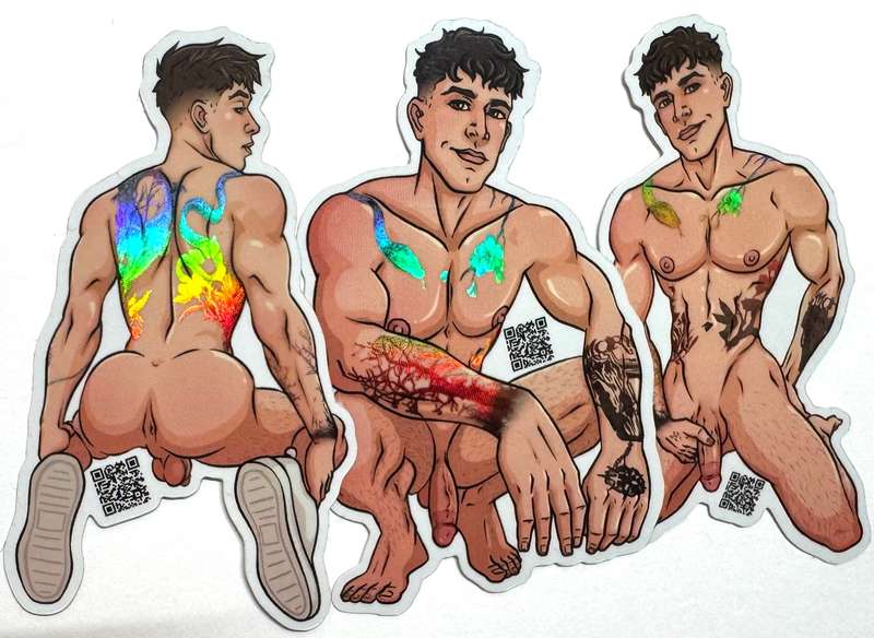 Check out my new sticker merch set collab with artist @kazze.. 2