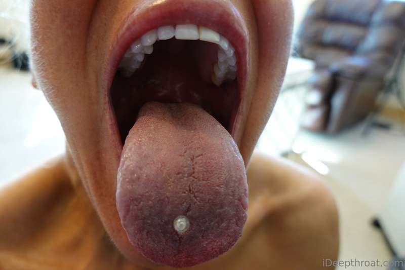 I know I have a very fuckable mouth. It's huge and can hold .. 2