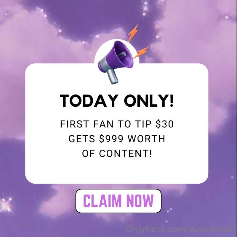 𝙏𝙊𝘿𝘼𝙔 𝙊𝙉𝙇𝙔! 😱⬇️ 1 SPOT LEFT! TIP NOW! ⬇️