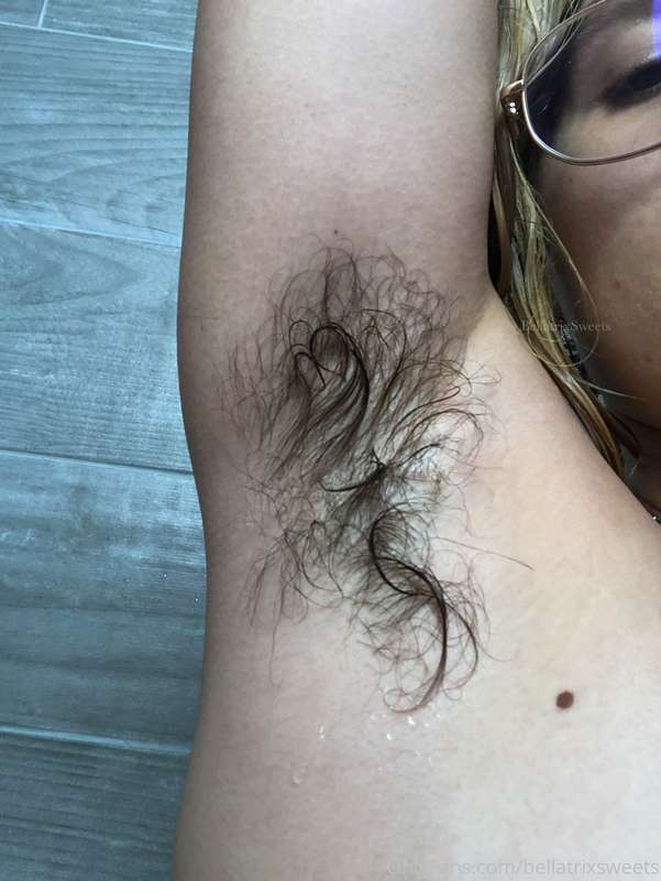 Upclose hairy armpits and nipples 2