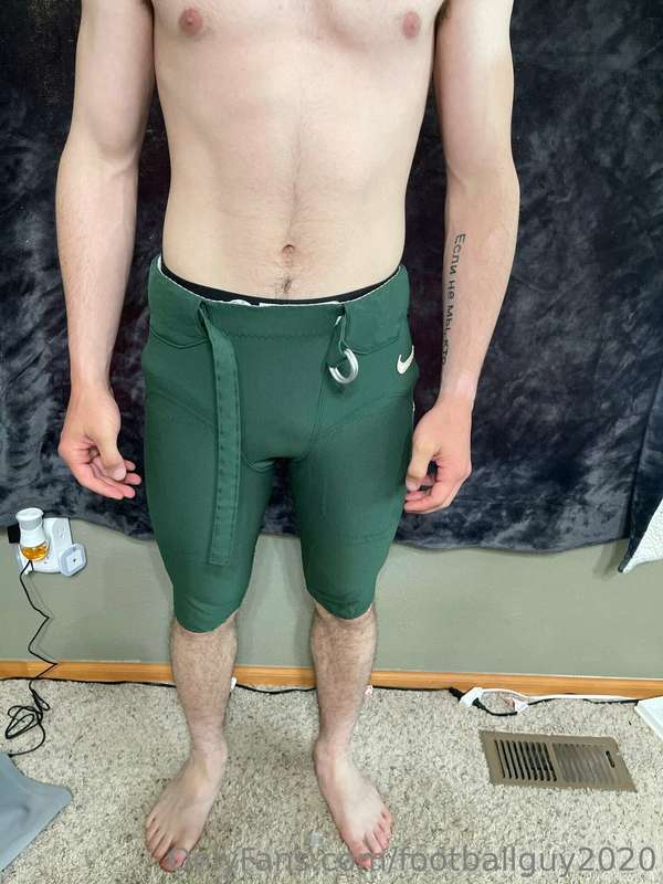 Me in football pants set 1 8