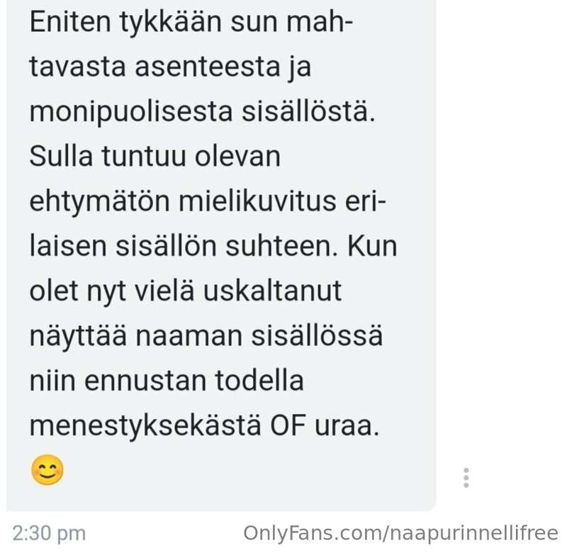 Kysyin mun maksullisen tilin puolella pitkäaikaisilta tilaaj.. 3