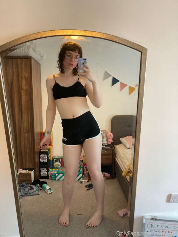 I got these new shorts today 👀 they say “trans rights now!” .. 10