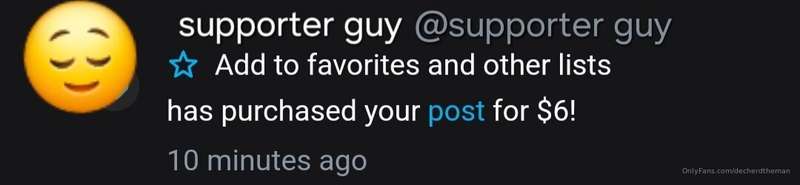 One of the best feelings is the "someone paid for a thing, a..