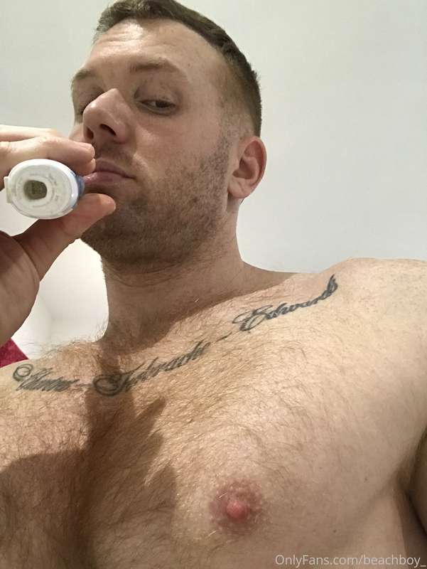 Brush and floss daily. And enjoy this close up nipple!