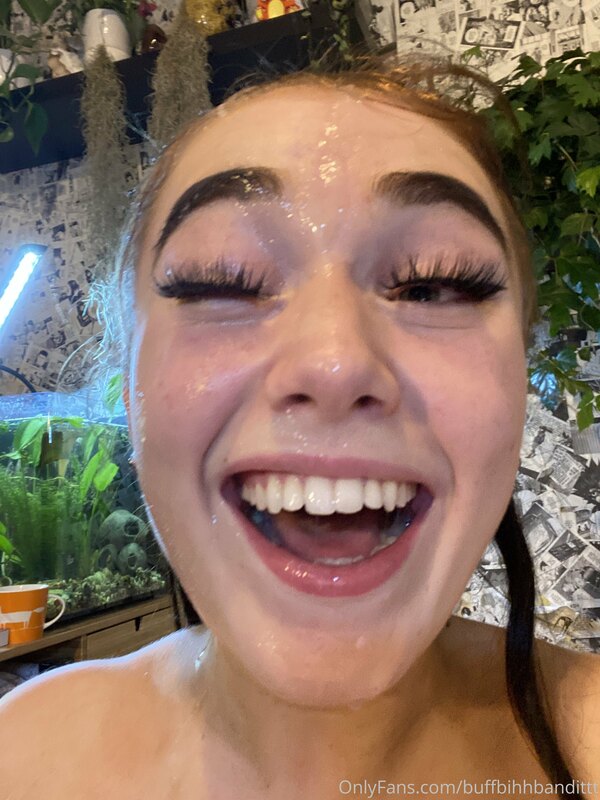 Absolutely covered in cum and loving it 1