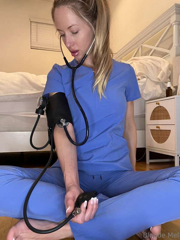 Nurse Mel Photo Set - gotta make sure my bp is normal  8