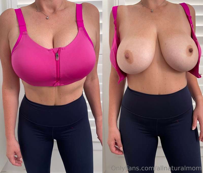 Post gym titties with some sports bra experimenting 💕