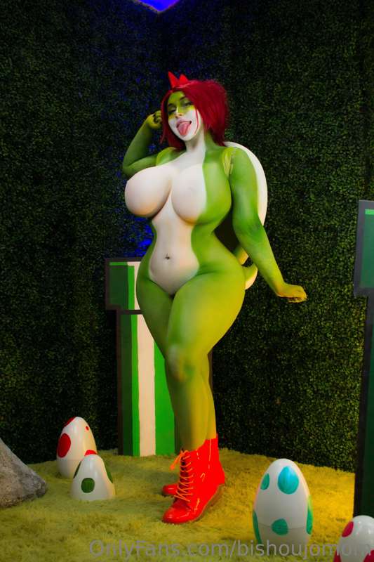 🥚👅NEW🥚👅 Yoshi from Super Mario World 40 image EXPLICIT NUDE .. 6