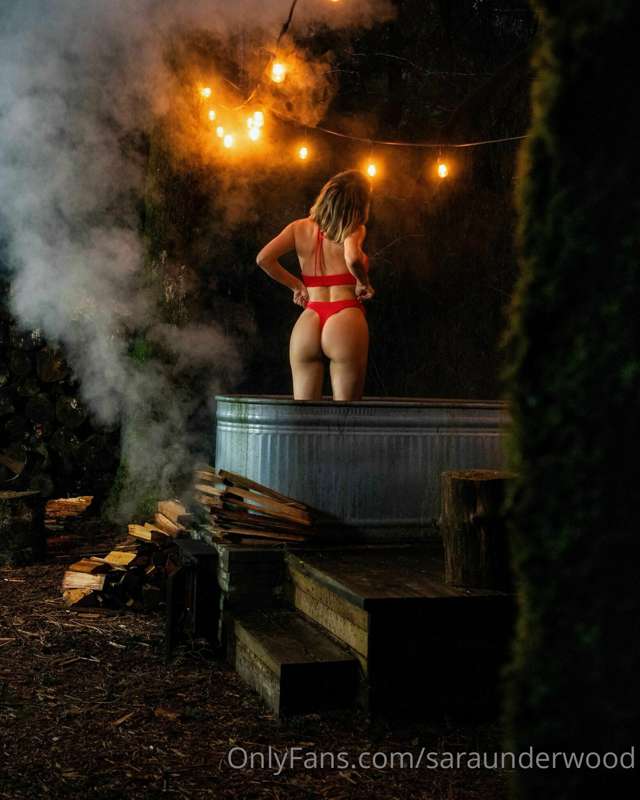Soaked til I couldn’t soak anymore in our hippie hot tub las.. 2