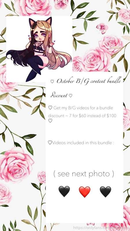 🖤🦇 October B/G bundle 🦇🖤 

I can also add in my 2 BDSM video..