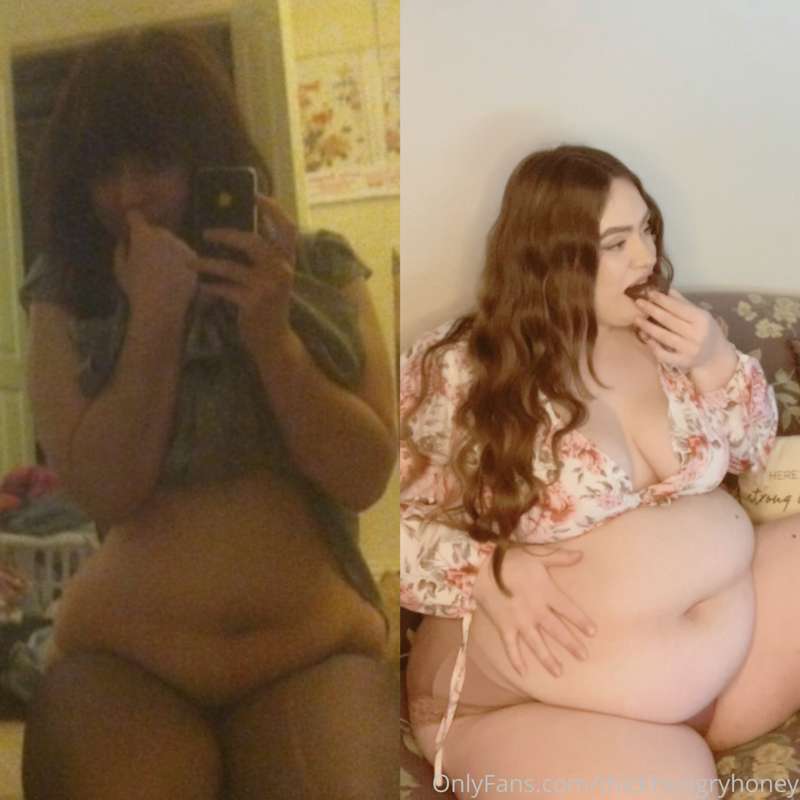 I remember when I thought I was so fat in the first picture…..