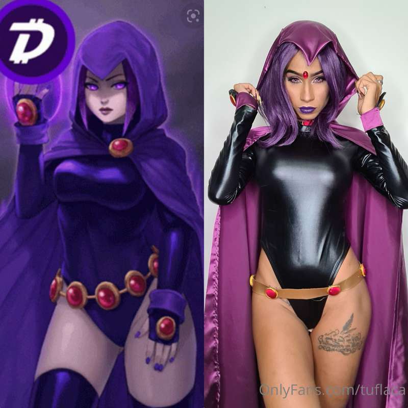 new RAVEN TITANS cosplay 🦹‍♀️🦹‍♀️😍 would you let me save you..