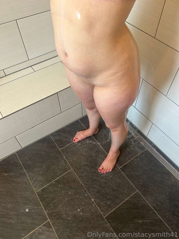 Time to get clean after a long hard day. 3