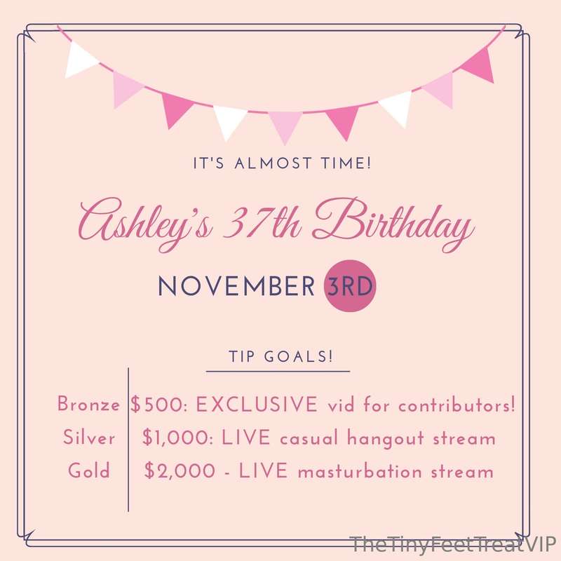 My birthday is in 10 days!🎂This year we're doing "tip goals"..