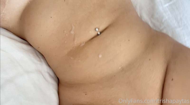 todays video ends with some real cum shot on my tummy. it go..