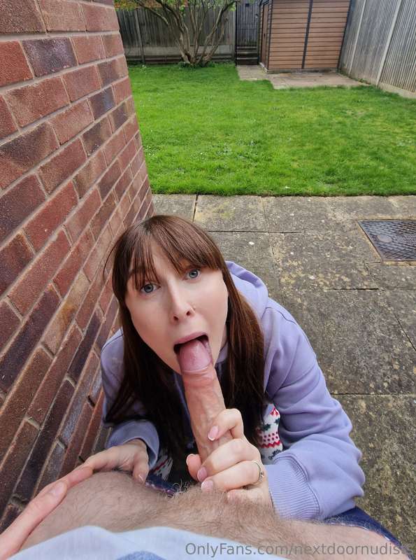 Outdoor sucking 😜🤤 POV gallery for your viewing pleasure 😈💞 ..