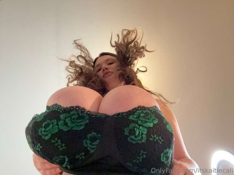 I love pics where my tits look so big you can almost hear th..