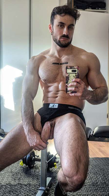 Post workout selfies