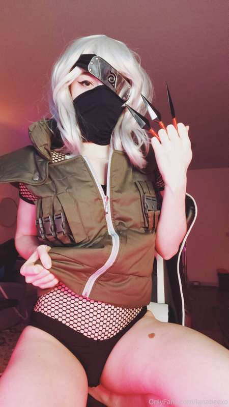 first lewd kakashi set! I wanna do more with this. unfortuna..