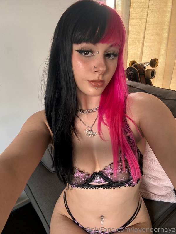 My favourite & most expensive lingerie💜 (swipe for boobies)