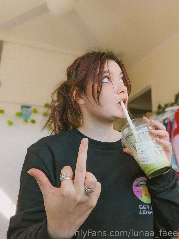 It's a fuck you sissy simp, pay for my coffee kinda day
