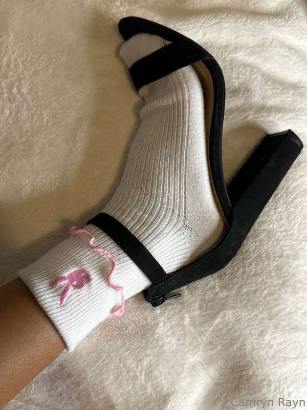 Do frilly socks and heels go together?🤔