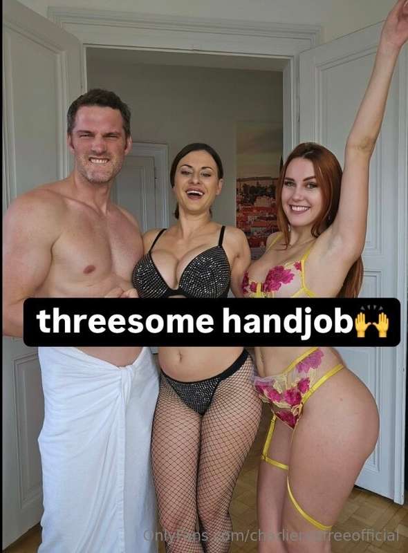 Threesome handjob - 🙌This video will make you feel like we a..