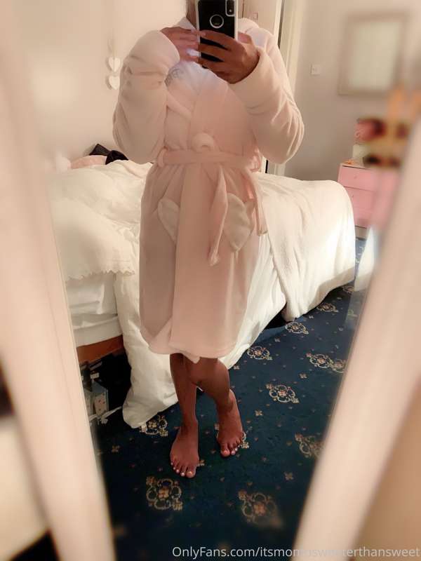 Can I tease you in my dressing robe? What do you think I hav..