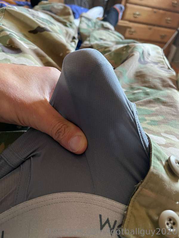 Here I cum - inside the undies!