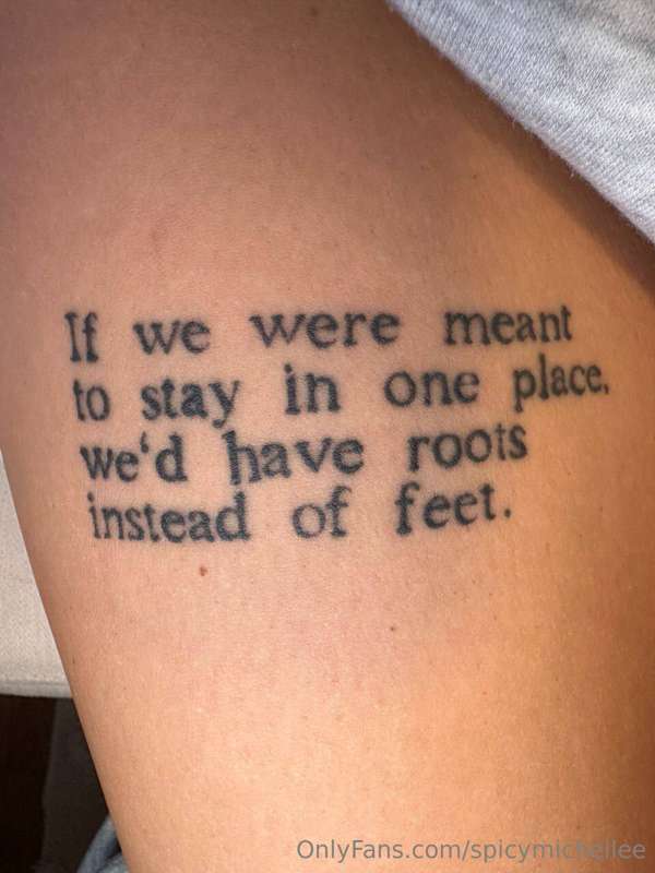 "meine tattoooos" by spicymichellee from OnlyFans Coomer