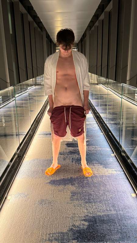 Public flash with @dannyblond 🤪😳 1