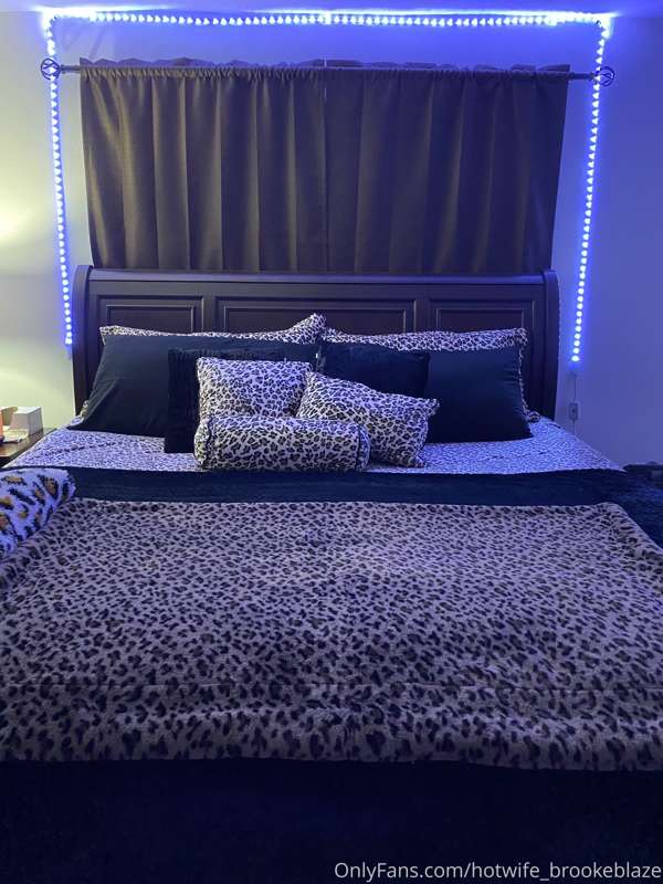 Our marital bed where I get bred by black bulls