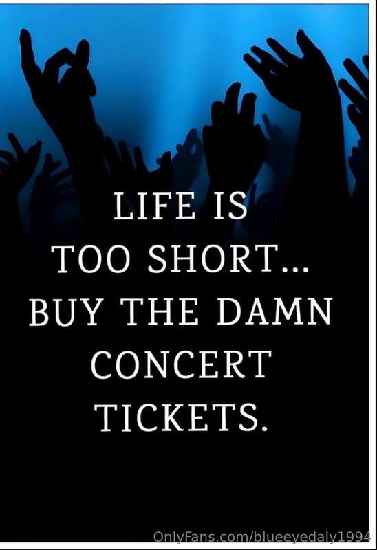 Thursday I am leaving on a 4 day trip to see my all time fav..