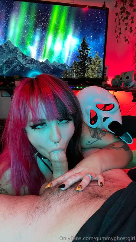 Oh no Ghostface got me! 👻 and he manhandles me in the best w.. 4