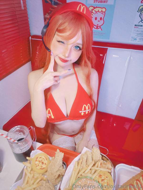 McDonald's Girl Part1 What would you like to order?❤️❤️❤️ 9