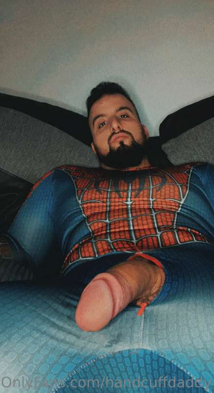 I had some as spider man this evening 😈❤️💦 5