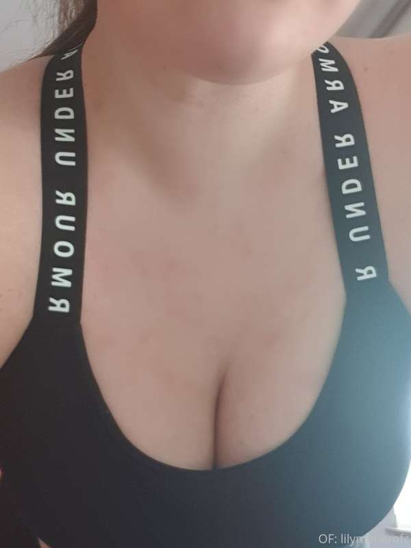 I gotta protect the boobies better now that I'm running so r.. 3