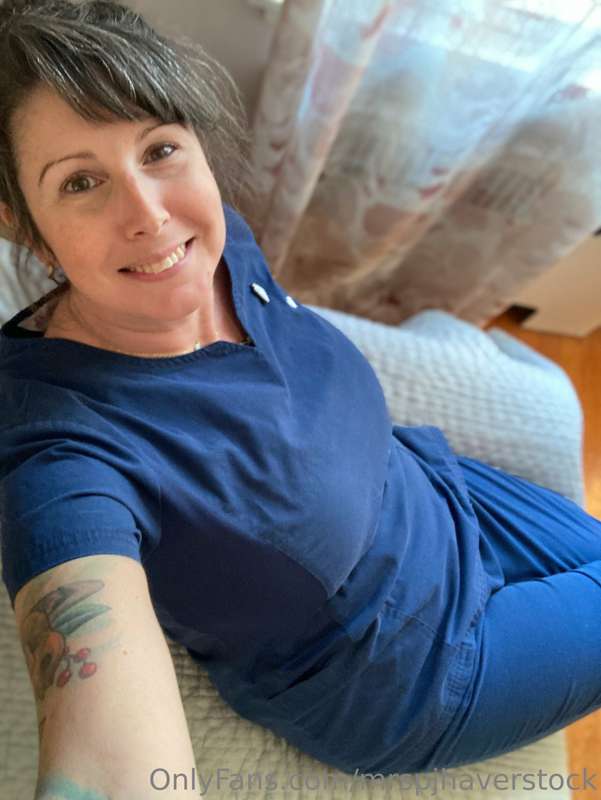 Particularly colorful combo under the scrubs today!